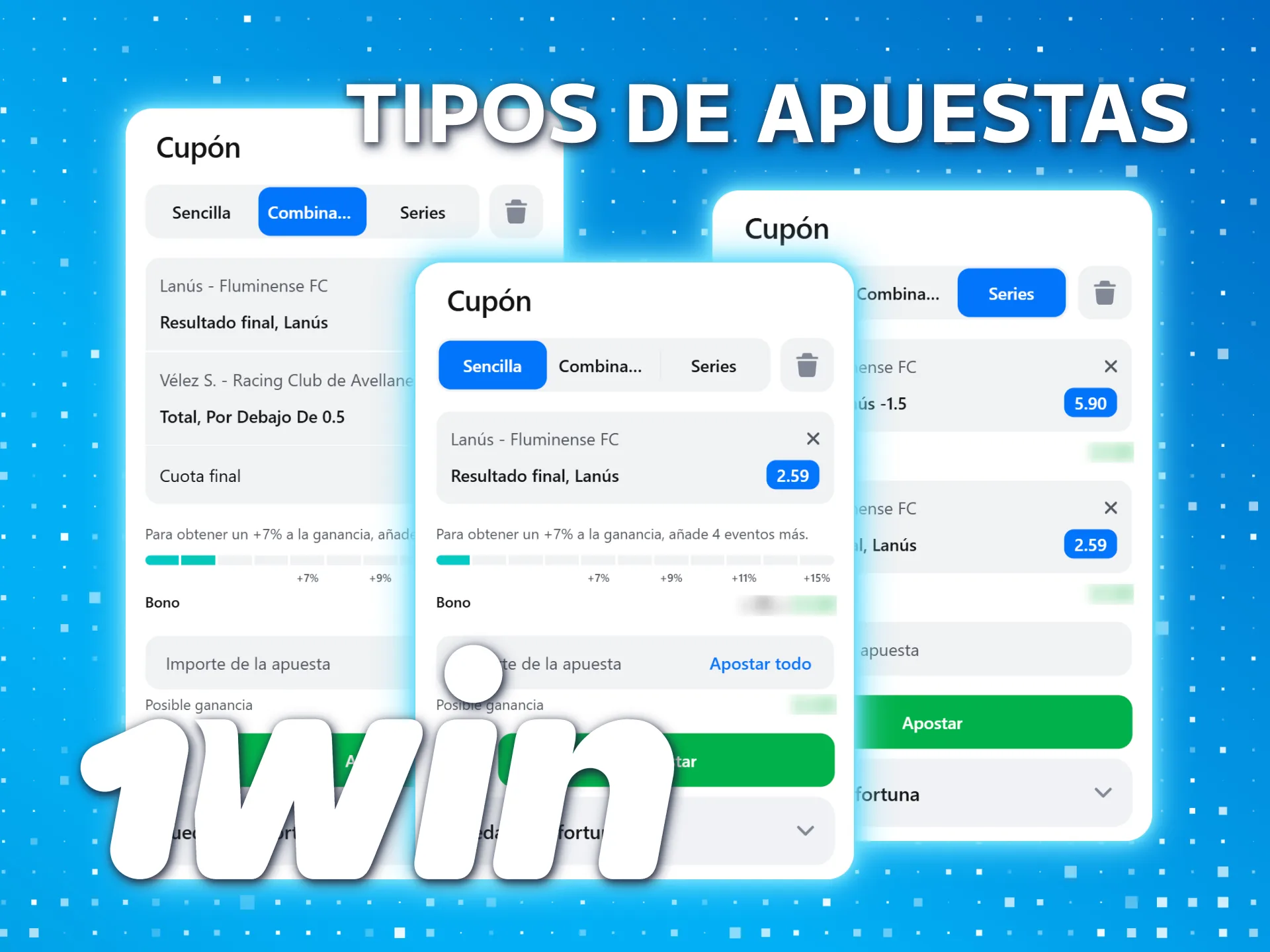 Lea sobre los diferentes tipos de apuestas en 1win México.