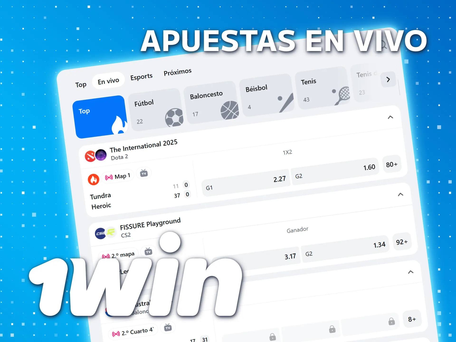 Obtenga la experiencia de apuestas en vivo en 1win México.